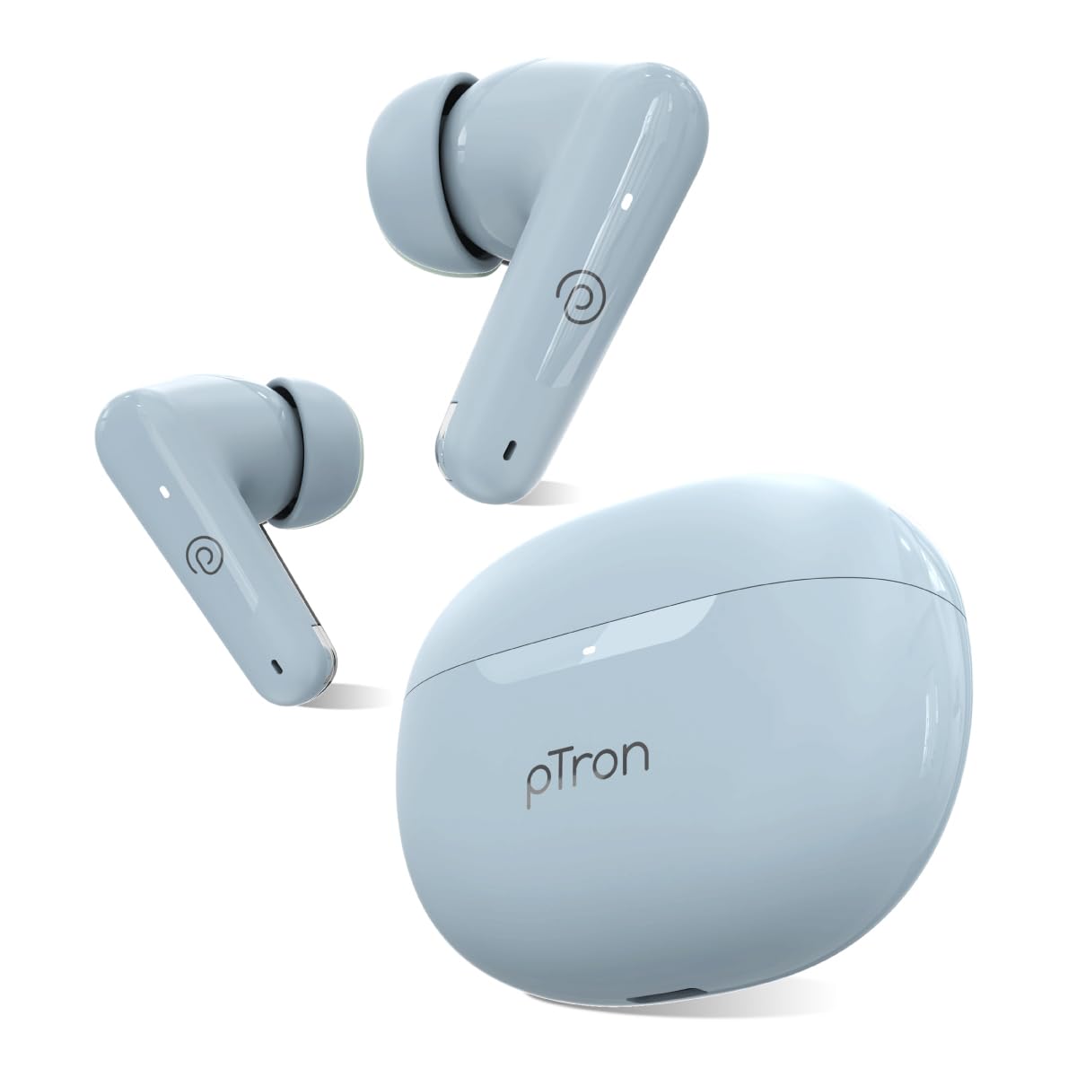pTron Bassbuds Astra in-Ear TWS Earbuds with Stereo Sound, 34Hrs Playtime, Stereo Calls, Bluetooth V5.3 Headphones with Quick Pairing, Touch Control, Voice Assistant, Type C Charging & IPX4 (Grey) (B0D78WK937) Amazon Price History, Amazon Price Tracker