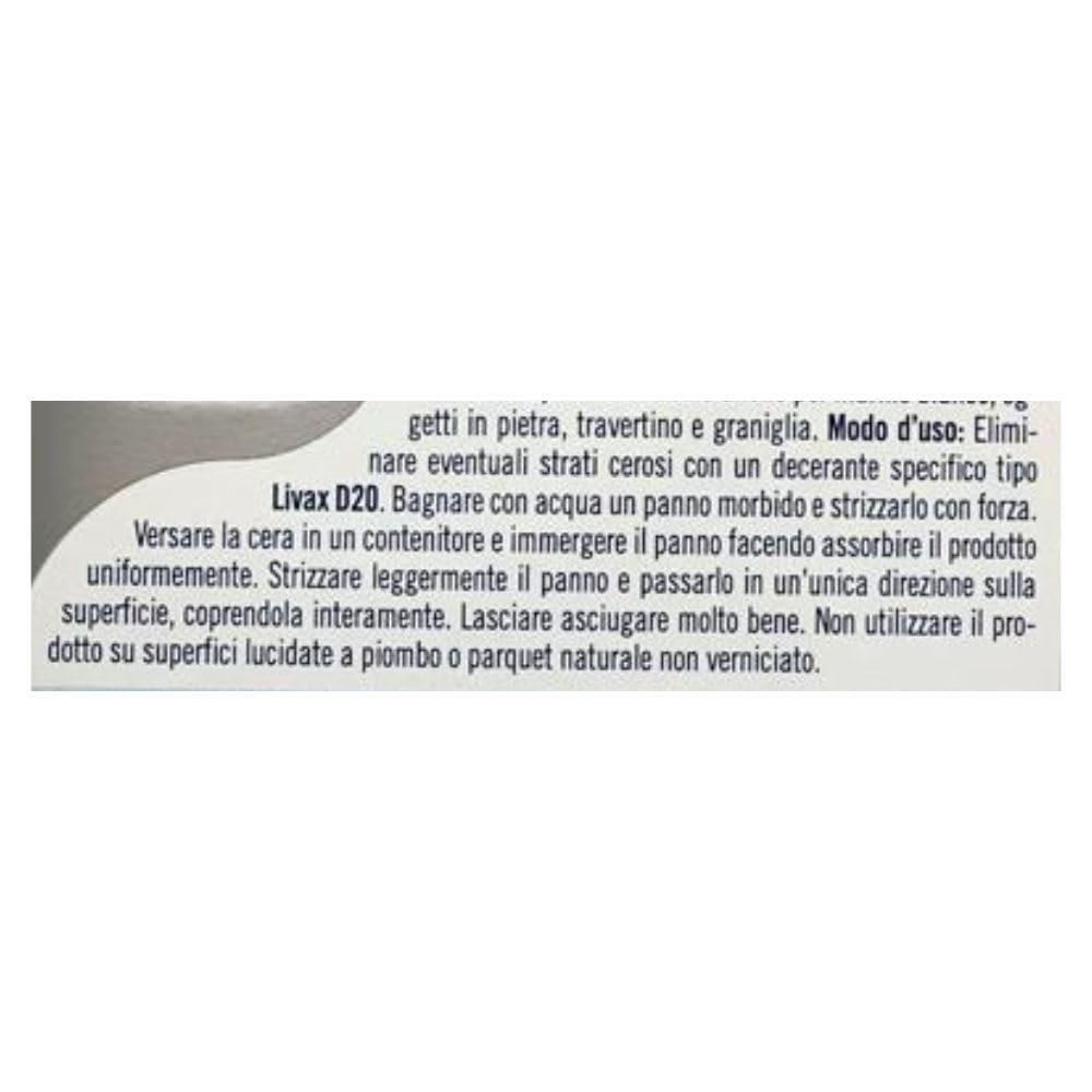 Cera Protettiva per Pavimenti in Marmo e Pietre Naturali, Autolucidante e Antisdrucciolevole, 1000ml (1 Unità)
