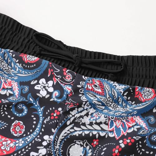 Maillot tankini blouson masquant les imperfections avec shorty couvrant à poches