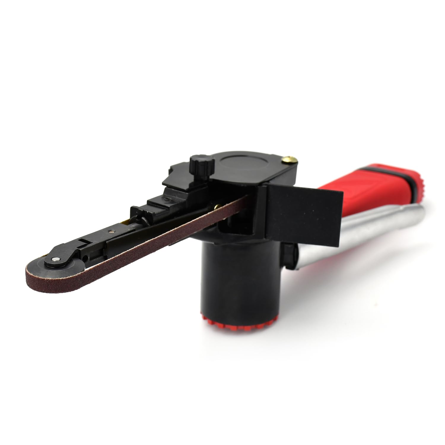 3mm Air Belt Sander, Mini Belt Sander for Woodworking/Metal Working Handheld All Angle Grinder Belt Sander.