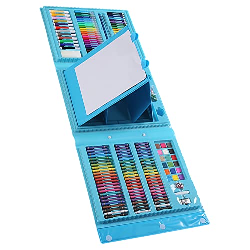 Kit de Desenho Infantil, 208 Peças, Kit de Desenho DIY Portátil para Crianças Com Caixa de Armazenam
