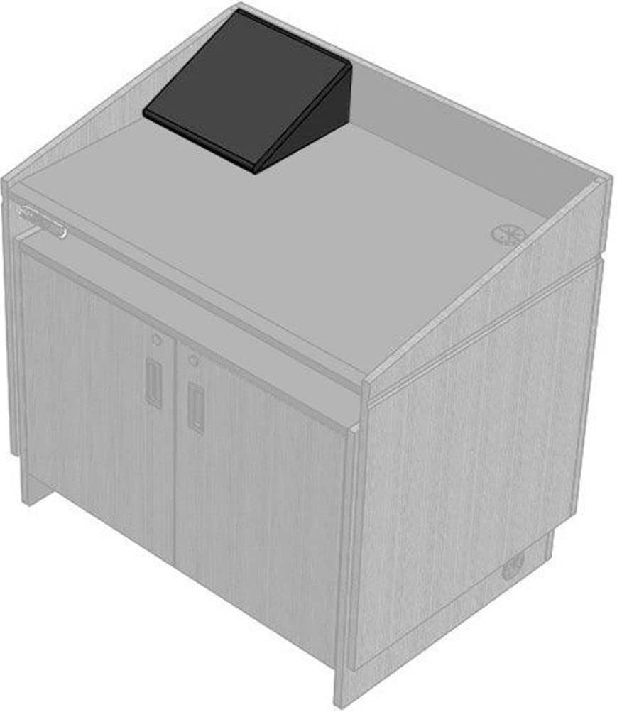 AVFI CNLYZ13 13-Inch Removable Console, Black Thermowrap Finish for use with PDYZ35 Height Adjustable Podium and LEXYZ34 Height Adjustable Lectern