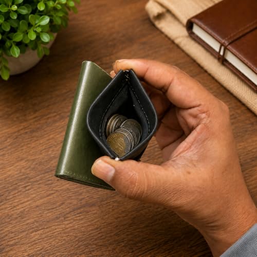 The Wallet Store ClickKiss Genuine Leather Wallet - Green - Image 3