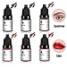 Tattoo Ink Permanent Eyebrow Make up Pigement for Eyebrows Eyeliner Lips Microblading Supplies for Eyebrow Machine Pigment Set for Professional Beauty Supplies (6 Colors)
