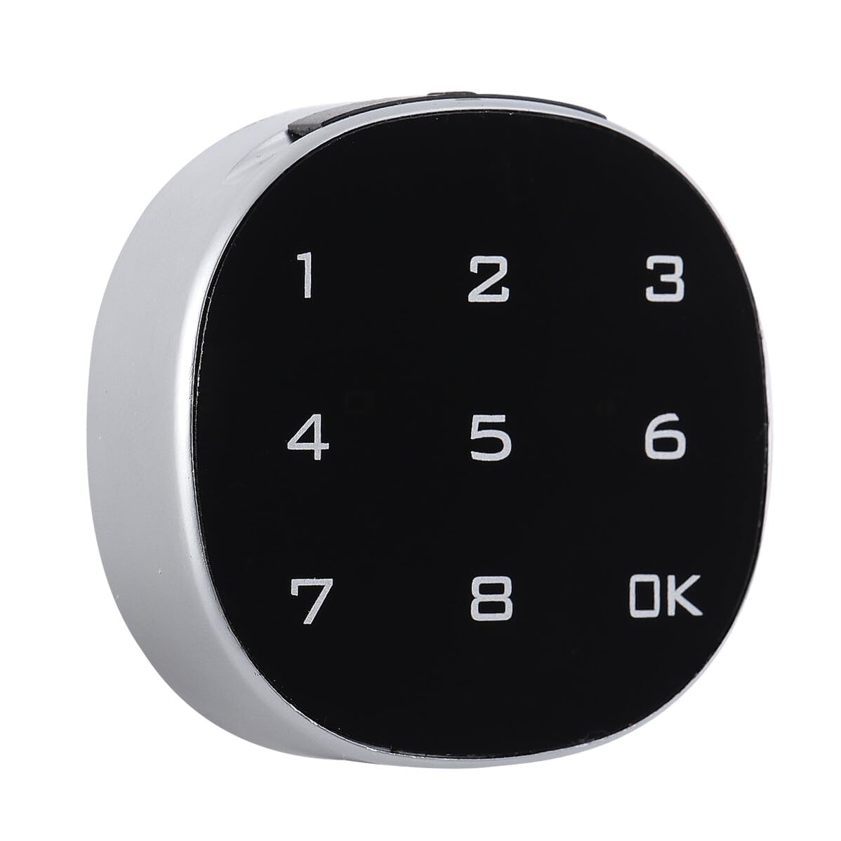 Elektronisches Schrankschloss Satz mit Tastatur, Schlüssellos | 4–15-stellige Kombination, Zinklegierung in Schwarz, für Koffer und Schubladen