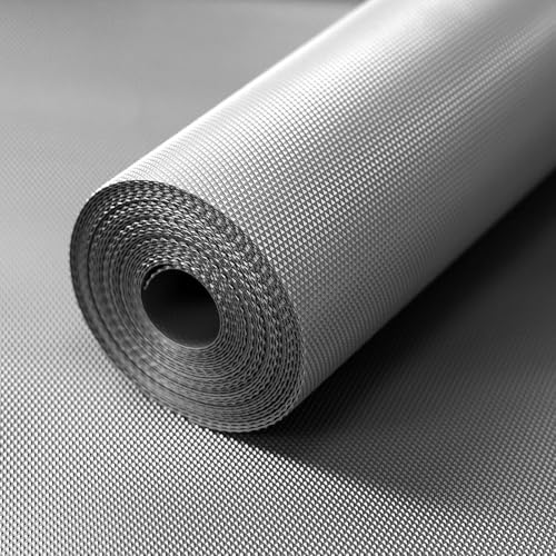 Image of Multipurpose EVA Shelf Roll Grey, 45x300cm - Anti Slip Cupboard Mat, Kitchen Drawer Liner, Fridge Shelf Protector, Water Resistant Wardrobe, Washable Storage Sheet