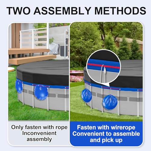 12 bolsas colgantes de agua para cubierta de piscina miniatura 5