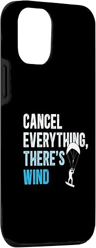 Miniatura 3 de iPhone 15 There's Wind Kitesurfing Kitesurfer Kiteboard Kitesurf Case