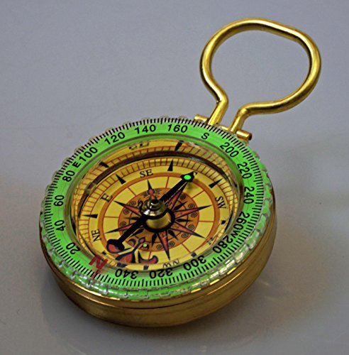 Brújula SE de latón fosforescente CC50B miniatura 6
