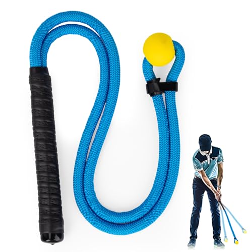 Golf Rope Swing Trainer Professional Golf Swing Rope Training Aid Improved Golfers Swing Speed, Rhythm, Flexibility and Strength Golf Training Aid for Men Women Gift
