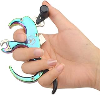 Pro Automatic Archery Bow Release Aids 3 or 4 Finger Thumb Caliper Trigger Grip