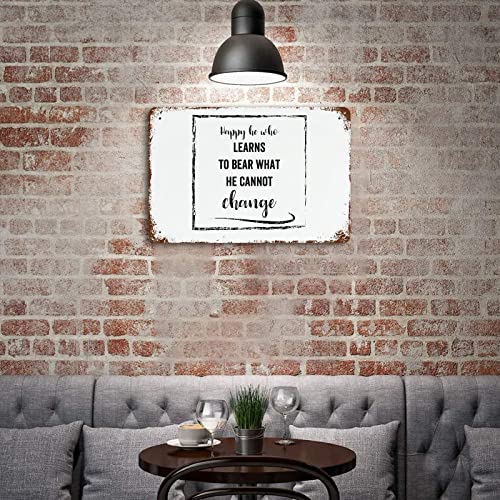 Plaque en métal vintage decorative grand format durable - 4