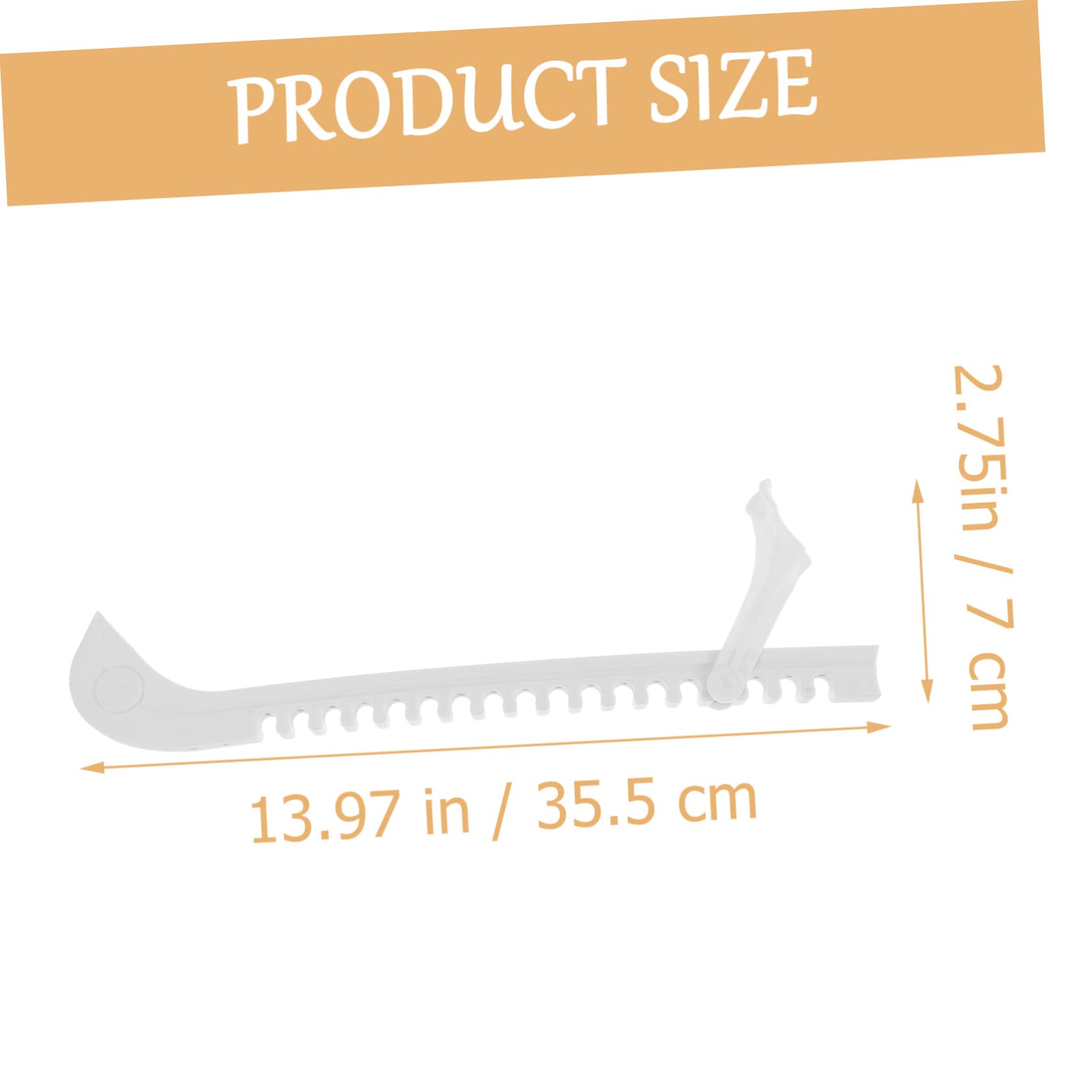 GOOHOCHY 1 Pair Professional Wear Resistant Ice Skate Blade Covers Portable Protectors for Ice Hockey and Figure Skates Keep Blades Dry and Safe Convenient