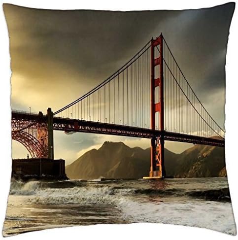 San Fransisco Bay Bridge - Throw Pillow Cover Case (18