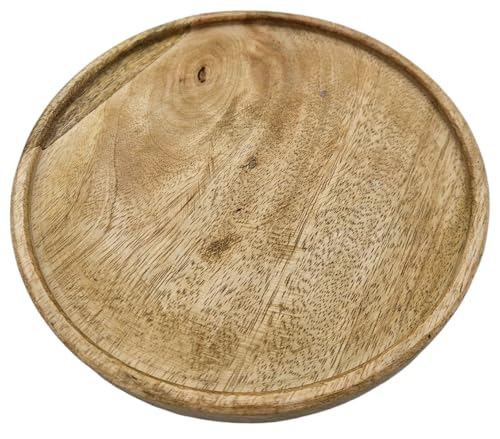 Meinposten Dekoteller Teller Mango Holz Dekobrett Untersetzer Schmuckteller...