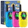 Walkie Talkies for Kids Toys Stocking Stuffers for Kid Boys Girls 4-6, 3 Miles Range Walkie Talkie to Camping, Outdoor, 4 Year Old Girl Birthday Gifts for 3 4 5 6 7 8 9 Year Old Boy Girl Gifts Age 6-8