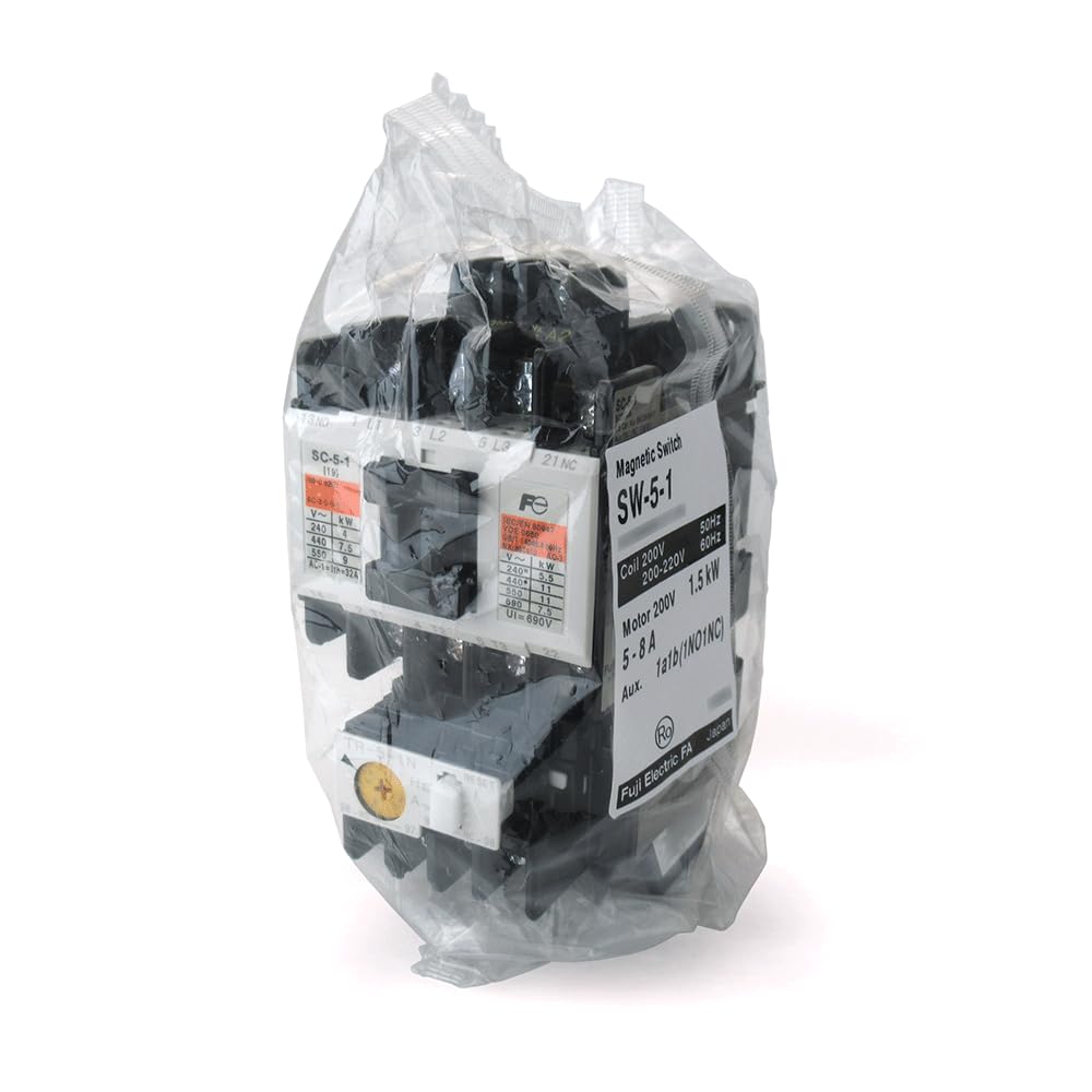 Amazon | 富士電機 SW-5-1 AC200V 1.5KW 2a 標準形電磁開閉器 ケース