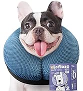 Loflaze Soft Inflatable Dog Cone Collar for Large Medium Small Dogs Cats After Surgery - Dog Neck...
