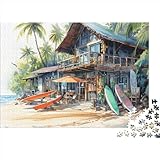 Strand-Shop Puzzle, Puzzles Für Erwachsene 1000 Teile, Klassische Puzzle Für Teenager Freizeit Spaß Spiel Spielzeug Geeignet Für Familie Freunde Dekorativ 1000pcs (75x50cm)