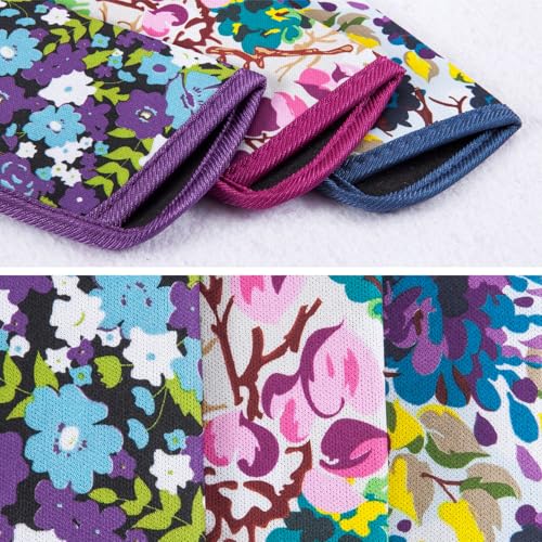 Image of TRIUMPH VISION Reading Glasses Pouch Eyeglass Sleeve Soft Case Slim 3 Pack