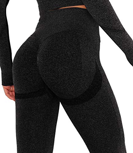 KIWI RATA Leggins Deportivos Mujer Push up Mallas Pantalones Cintura Alta Yoga Leggings Pantalón Moda Sin Costuras para Fitness Running Deporte Elásticos y Transpirables