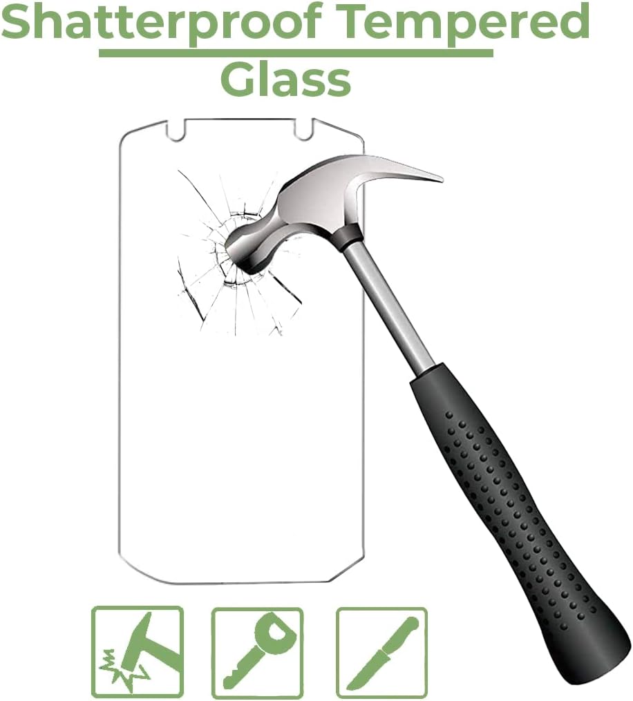 Agoz Tempered Glass Screen Protector for Zebra TC77 TC75 TC75X TC72 TC70X TC70 Scanner, Premium Quality Screen Protection for Zebra Motorola Symbol Mobile Computer Barcode Handheld Scanner (5 Pack)
