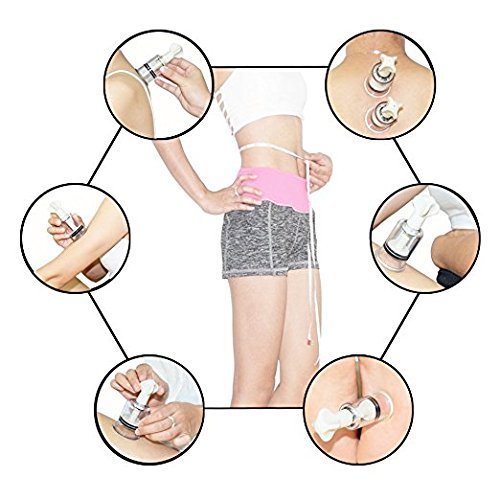 Spequix Body Massage Cups Massage Cupping Therapy Set For Cellulite Weight Loss Shaping Trigger Point Muscle Spasm Sensitive Enlargement & Enhancer (5 Cups) #TOP5