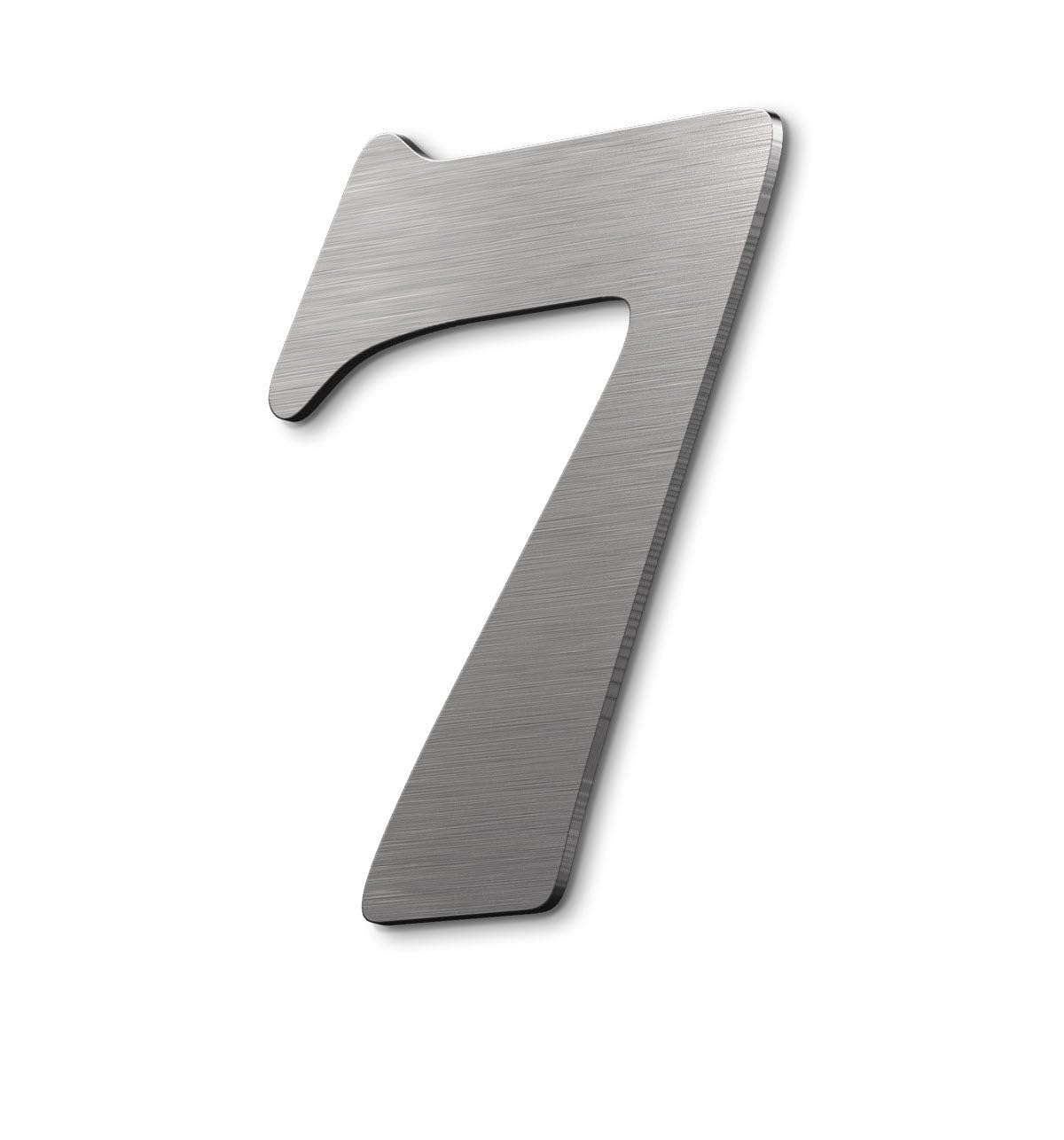Numéro de maison 7 acier inoxydable lisible de loin pour colis perdus - 4