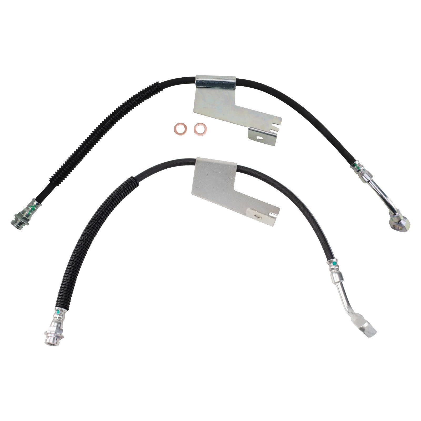 TRQ Front Brake Hose Set