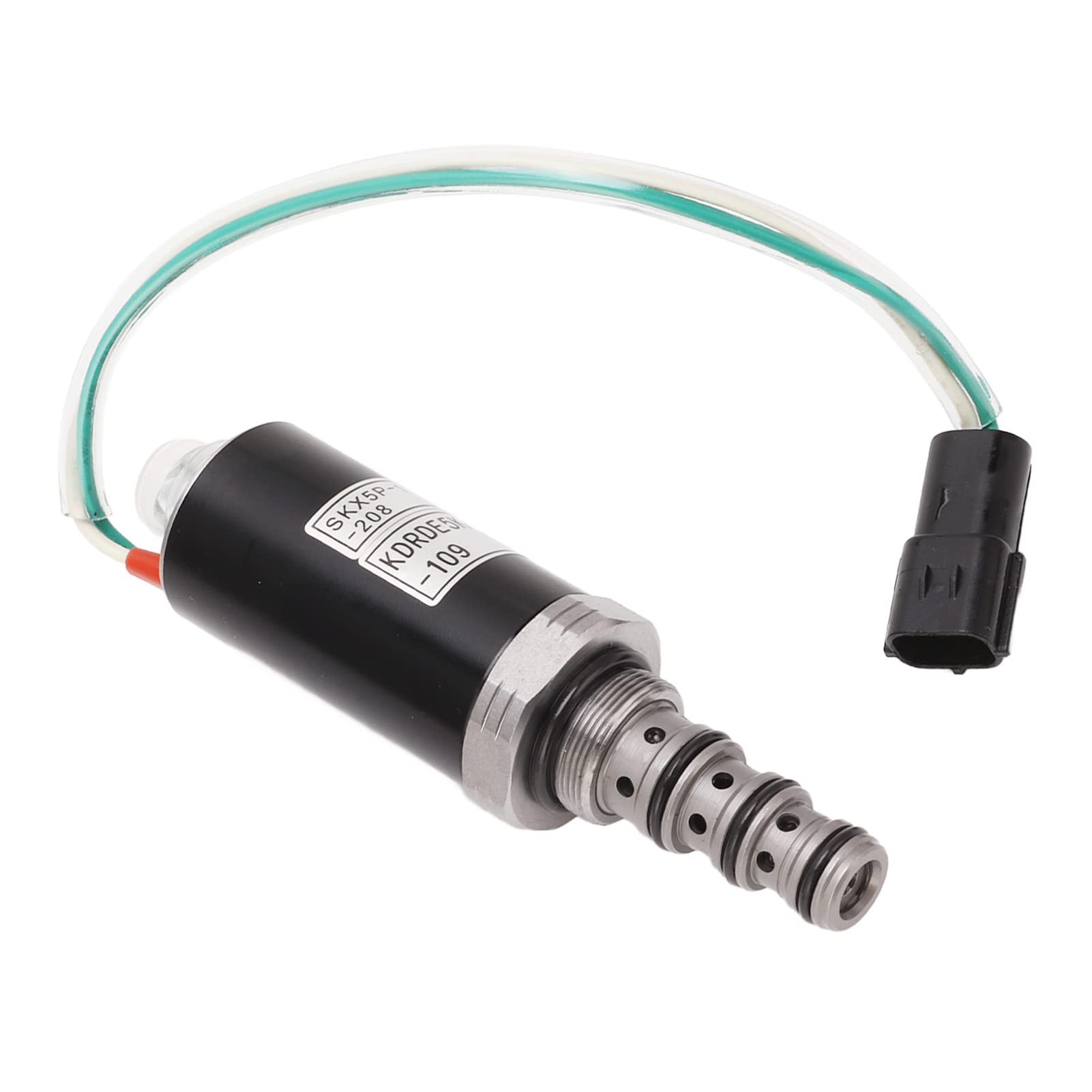 Zawór Elektromagnetyczny Pompy Hydraulicznej - KDRDE5K 20 40C07 109 SKX5P 17 208 - Kompatybilny Z Koparką KOBELCO SK200 6E