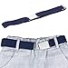 Buyless Fashion Kids Boys Toddler Adjustable Elastic Stretch Belt With Buckle - 4 Pack - 5122-Navy