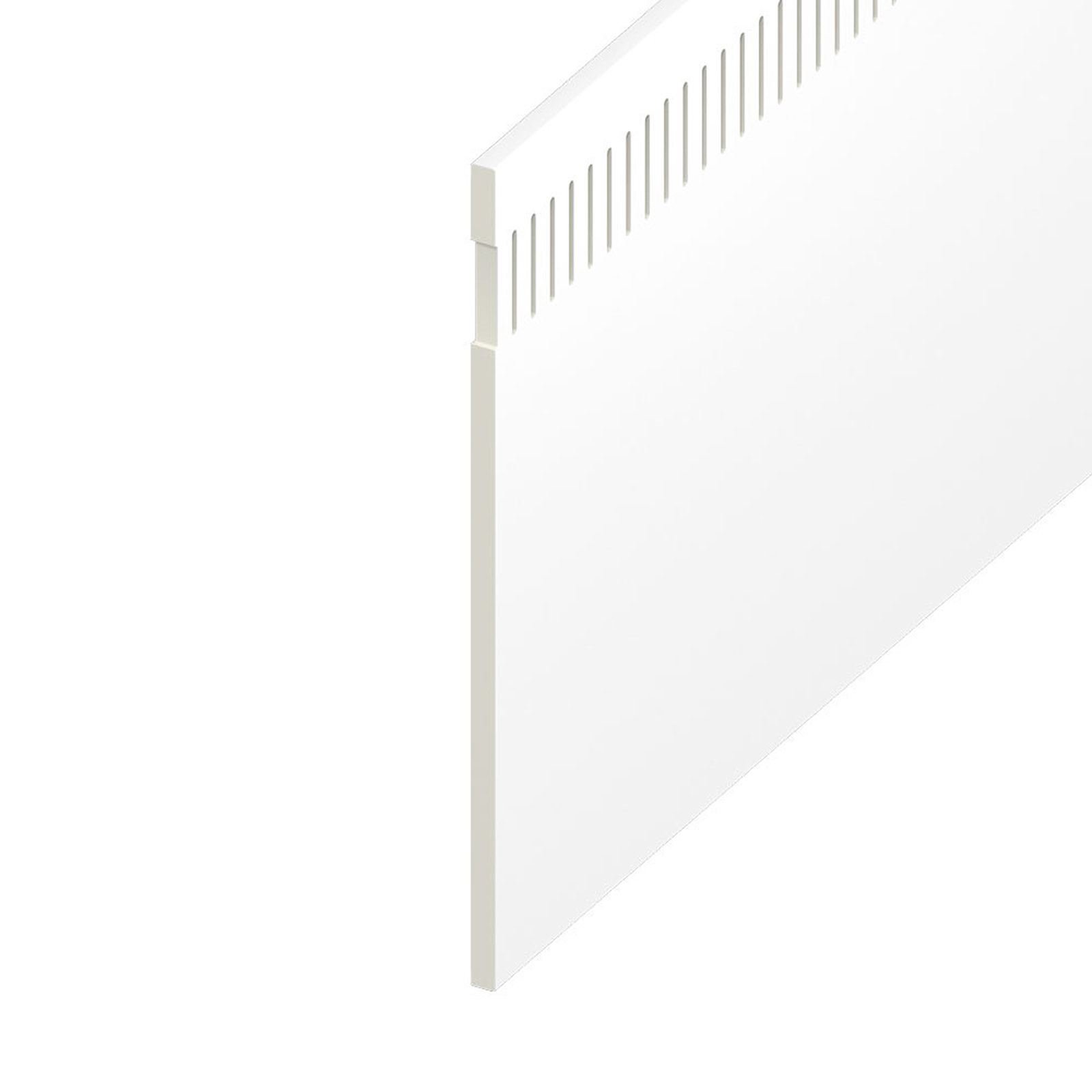 Truly Pvc Supplies White 300Mm Upvc Vented Soffit 9Mm Thick X 5M Length Slotted Plastic Ventilation Board