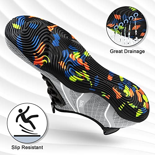 Image of ATHMILE Water Shoes for Men Women River Swim Beach Pool Adult Quick Dry