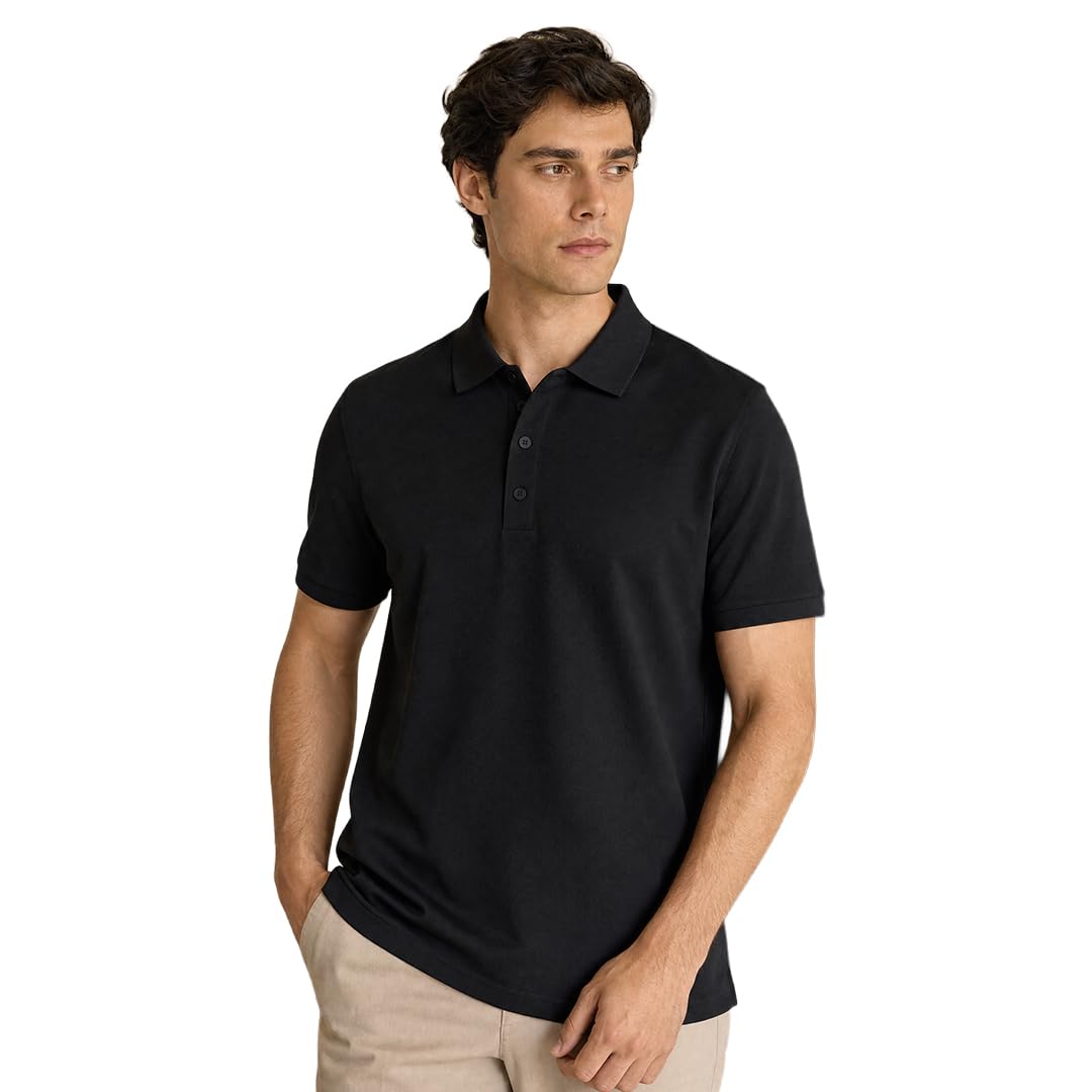 Men's Solid Regular Fit Polo Shirt-image-29
