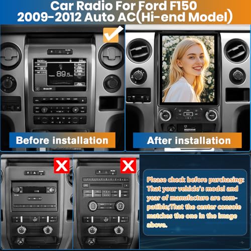 Radio Auto Qualcomm 6125 12.1" Android 13 para Ford F150 miniatura 2
