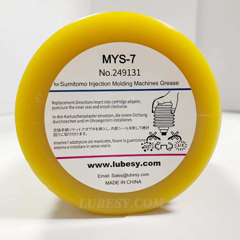 MYS-7 Grease 700ml, NO.249131 Cartridge Lube, kompatybilny z elektrycznymi wtryskarkami Sumitomo