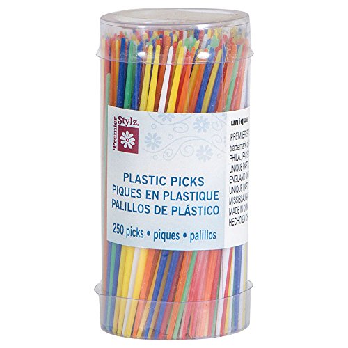 Image of Plastic Toothpicks, Assorted 250ct