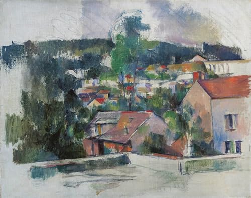 Affiche impression prints toile peinture murale paysage Cezanne abstrait