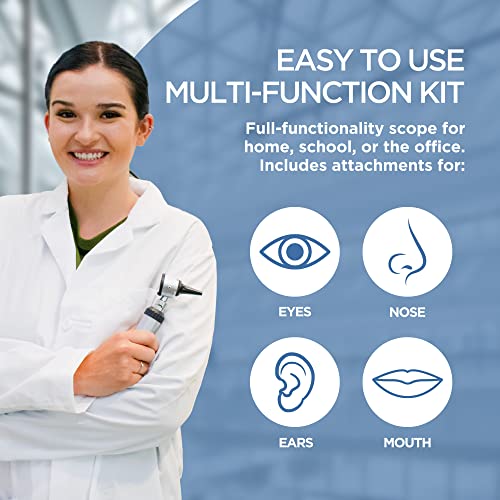 Zyrev QK-47MI-M6DH Otoscope Oph Diagnostic Set - 36 Piece Medical And Nursing Student Otoscope/Opthalmoscope Diagnostic Kit thumb #3