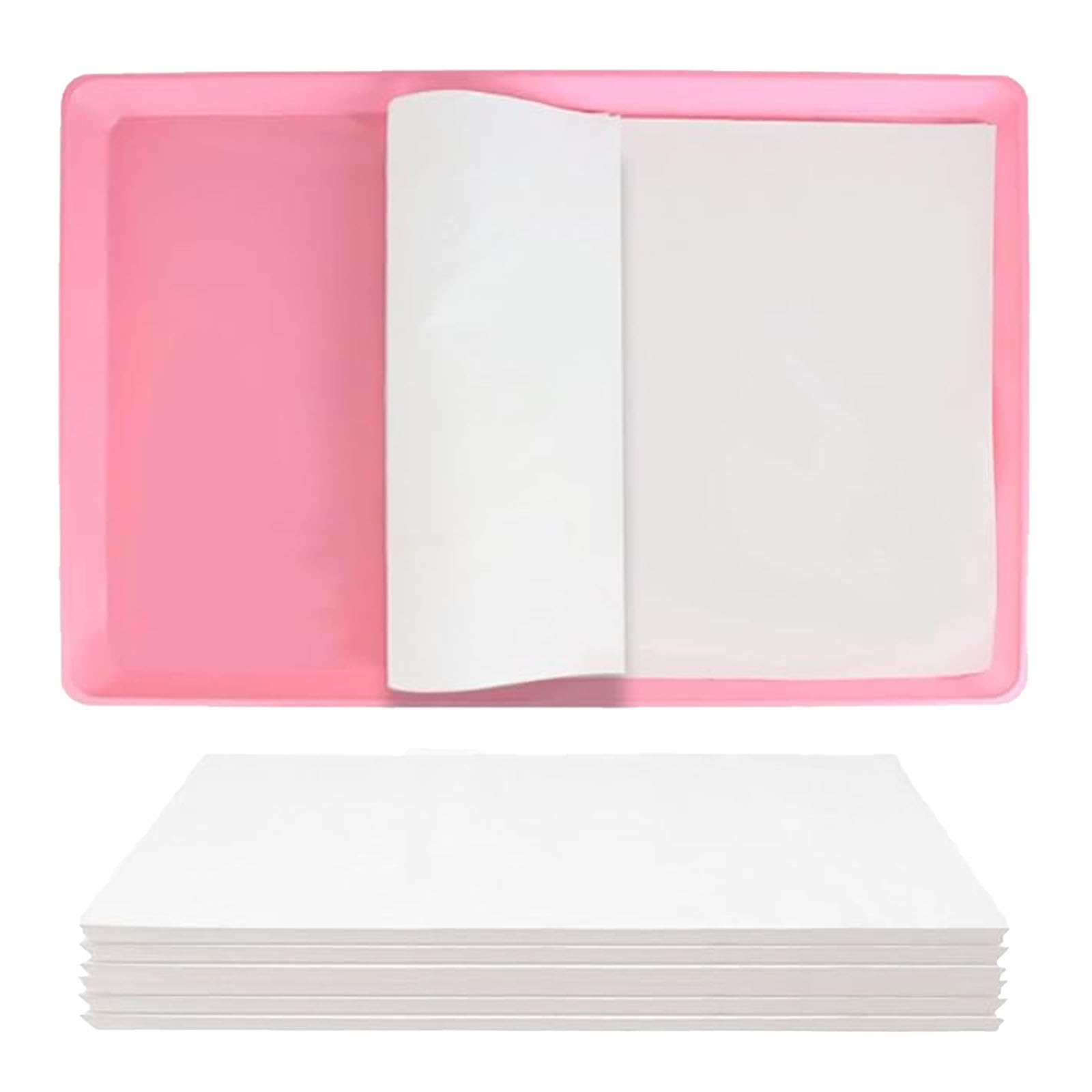 ZIQON 100 Pcs Bird Cage Liner Papers Big Size Cage Paper Liners Disposable Cage Paper Liners Precut Absorbent Cushion Pad Mat Accessories for Pet Bird