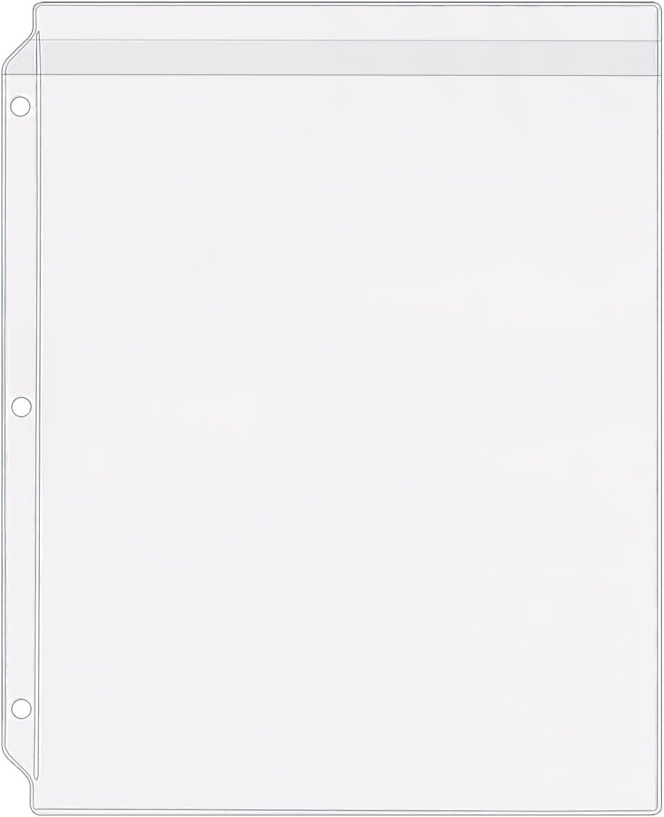 StoreSMART - Plastic Sheet Protector with Flap - 25-Pack - 8 1/2 x 11 - SPT600-F-25
