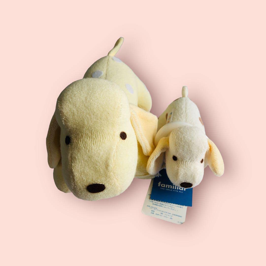 ファミリアオルゴール Amazon | タグ付きfamiliaファミリア Mドッグ クリーム オルゴール