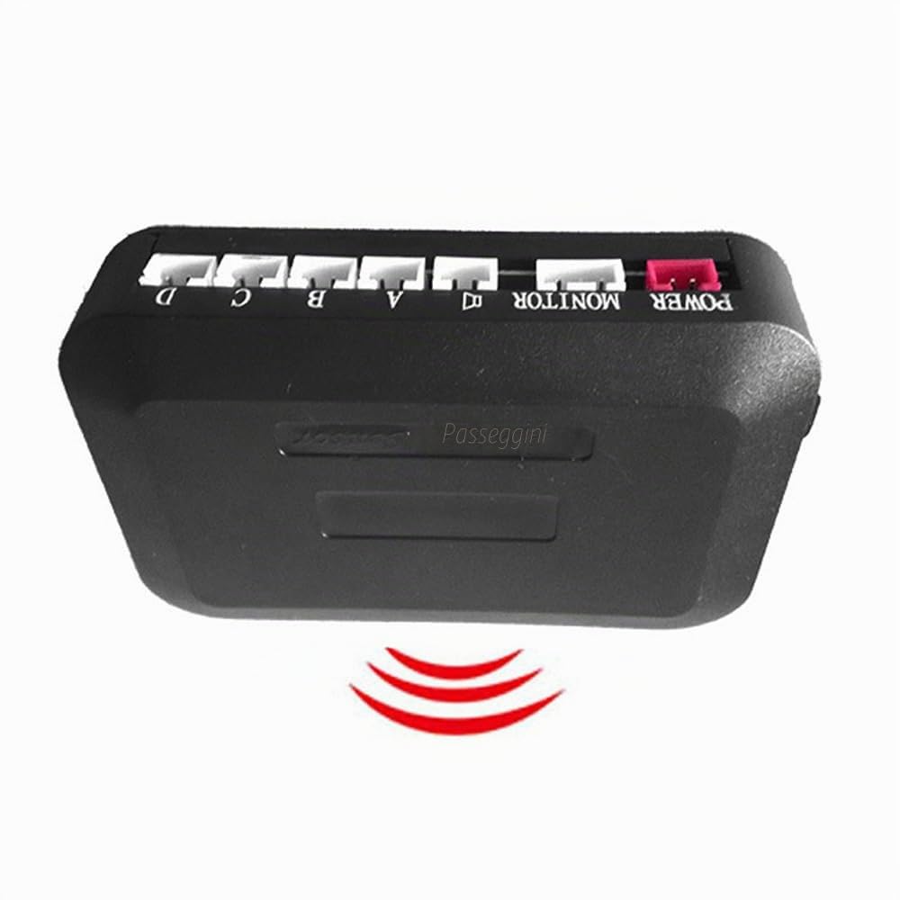 Kit sensore radar inverso senza fili, DC 12V Wireless Radar Sensibile Radar Distanza di rilevamento: 0.3 ~ 2.0m/11.8-78.7