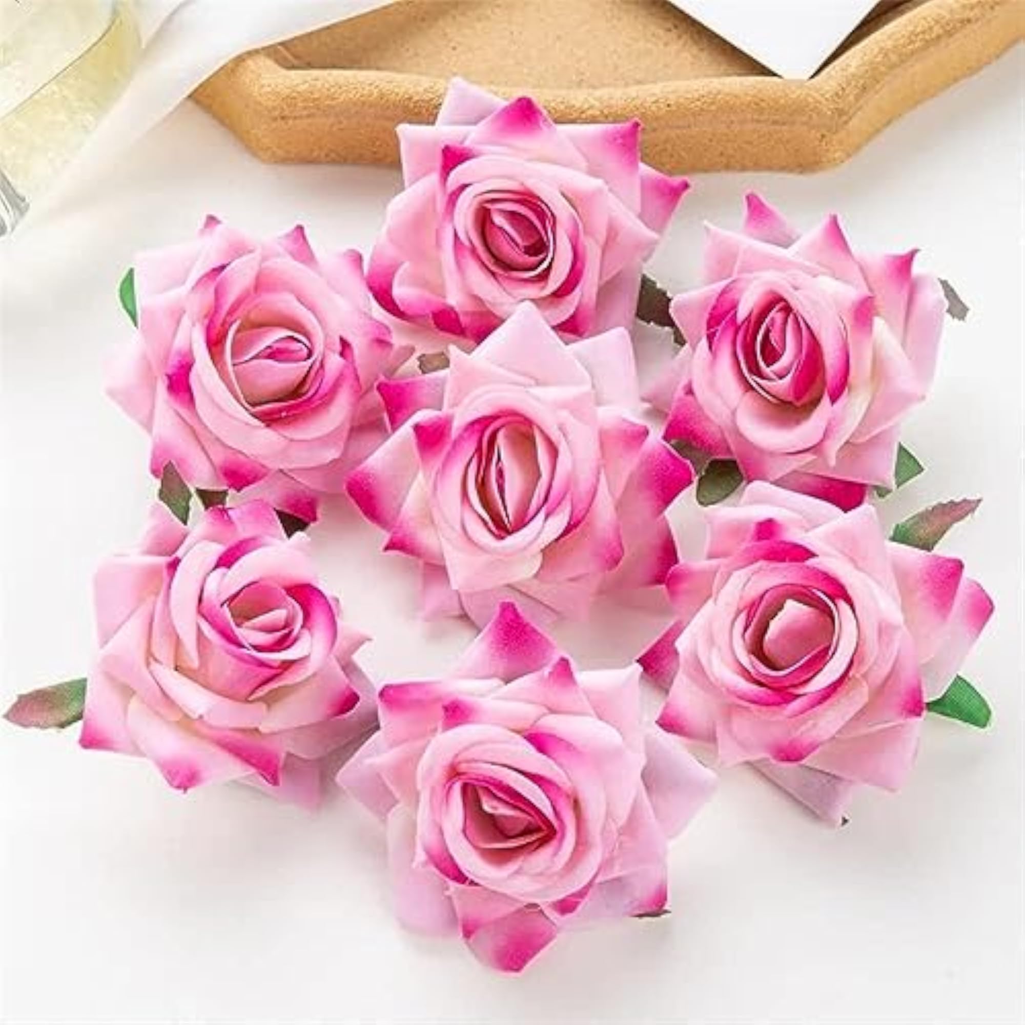 Artificial Rose Velvet Flower for Puja Decoration