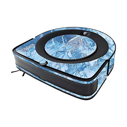 Image of MightySkins Glossy Glitter Skin Compatible with iRobot Roomba s9 Vacuum - Winter Rock | Protective High-Gloss Glitter Finish | Easy to Apply and Change Styles | Made in The USA