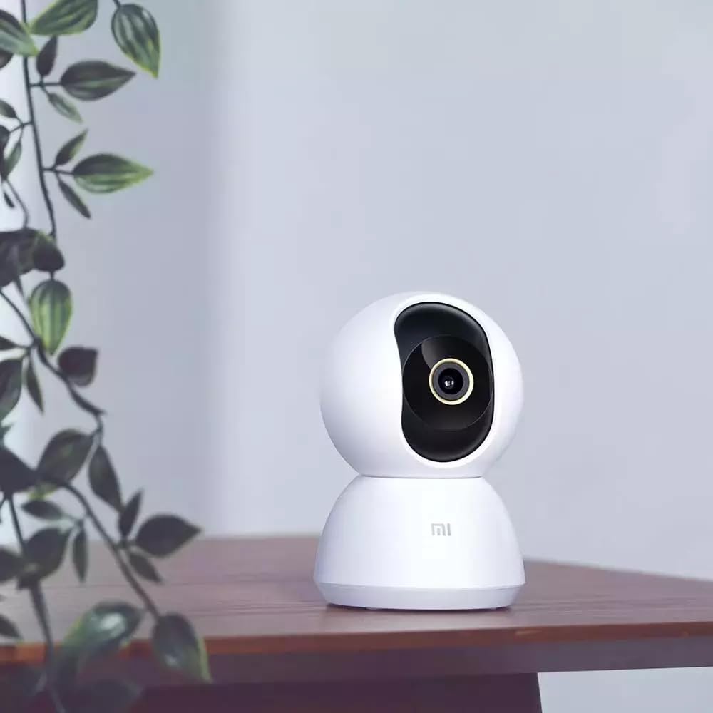 XIAOMI Smart Camera C300 - Cámara de vigilancia con resolución 2K, 360°, Apertura F1.4, visión Nocturna, detección de Movimiento con IA, admite Tarjeta SD, Blanco (Versión ES + 3 años de garantía)