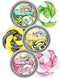 Crazy Aaron’s Putty Mini Tins Spring Sunshine Gift Set – 3 Pack (Humming Bird, Sneaking Snail & Buzzing Bee) – Sensory Fidget Toy Bundle – Soft, Stretchy, Colorful – .47oz Each – Ages 3+