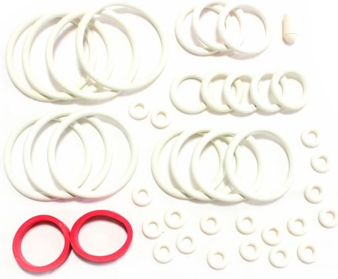 Game Room Guys White Rubber Ring Kit Compatible with Atari Airborne Avenger Pinball Machine