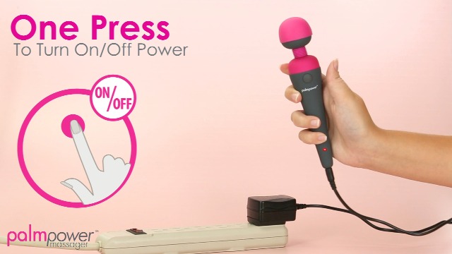 pslm poert plug im vibrator Palm Power Plug & Play USB Powered Multi-Speed Vibrating Wand Massager main image 1