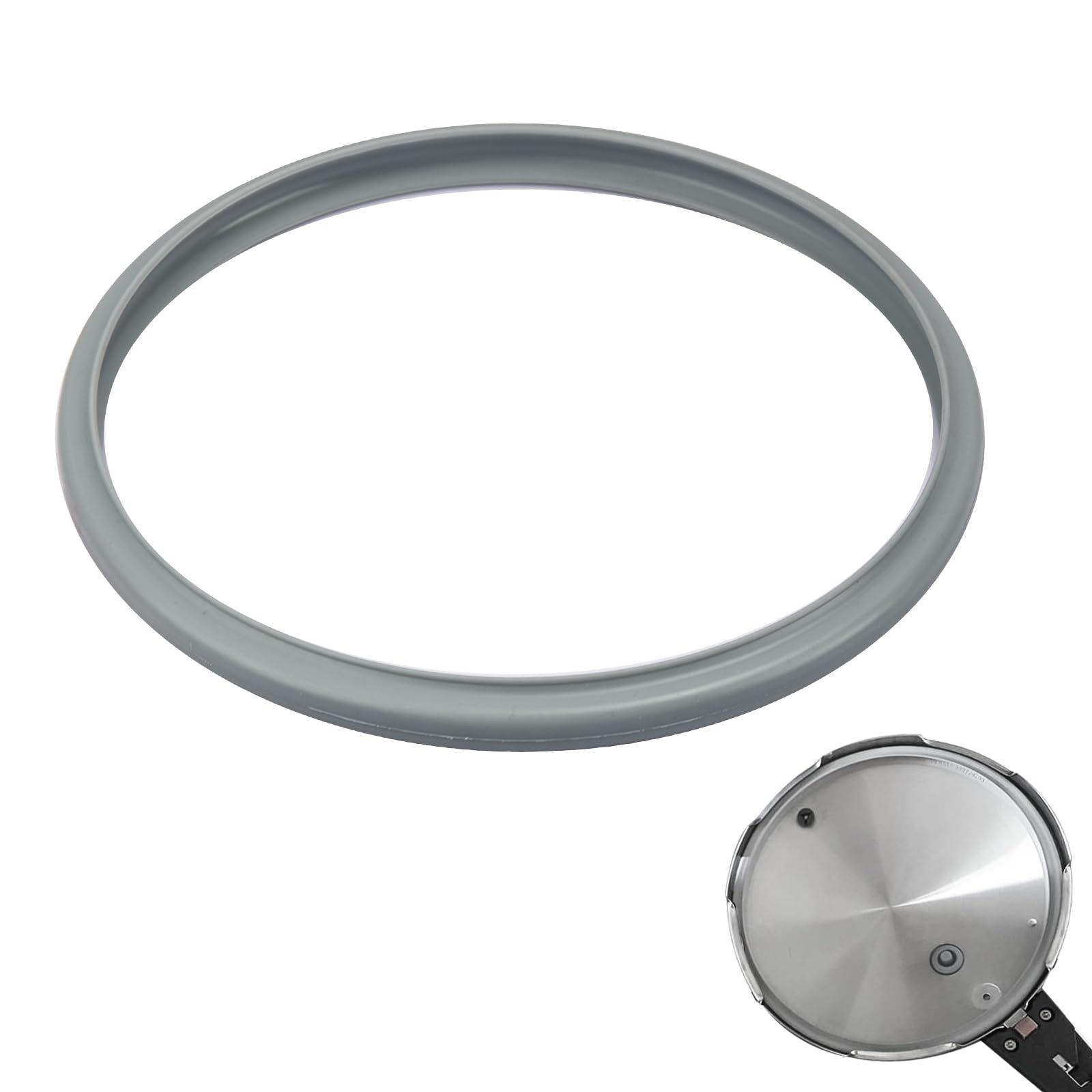 Pressure Cooker Replacement Sealing Ring Fits WMF 4.5-, 6.5- & 8.5-Quart Pressure Cookers, Food-Grade Silicone Gasket, 6068559990 Leak-Proof Seal Maintains Consistent Pressure for Even Cooking-1 Pack